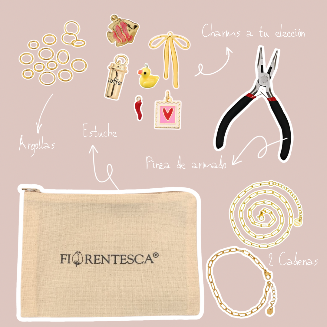 Kit Personaliza a tu manera. Charms, pulsera, collar y más…